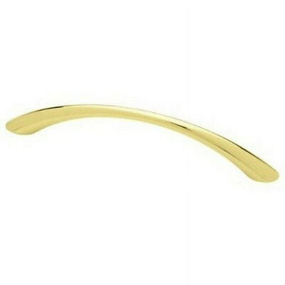 Liberty P84612-PB Polished Brass 5" Tapered Bow Cabinet Drawer Knob Pull