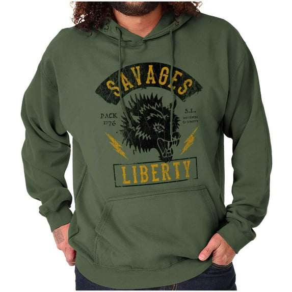 Liberty Protect Defend Freedom 1776 Hoodie Sweatshirt Women Men Brisco Brands S