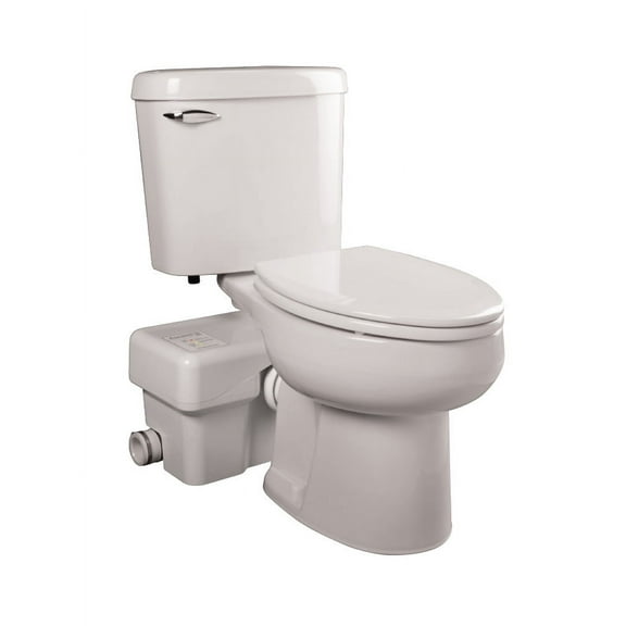 Liberty Pumps Ascentii-Esw Ascent Ii 1.28 Gpf Elongated Toilet - White