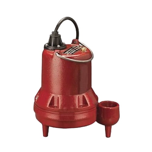 Liberty Pumps Le51m 1/2 Hp Cast Iron Sewage Pump (2") (Non-Automatic)