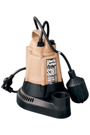 S38 Wide Angle Float 1/3 HP Builders Series Submersible Sump Pump
