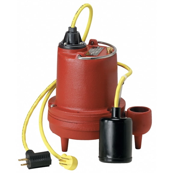 Liberty HT41A-2, 4/10 HP High Temperature Automatic Submersible Sump Pump, 115v, 25 ft Cord, 200F, 1 Phase, 1-1/2" Discharge, Automatic