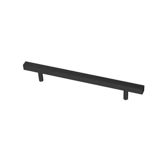 Liberty P37282C-FB 6 5/16" Matte Black Square Bar Cabinet Pull