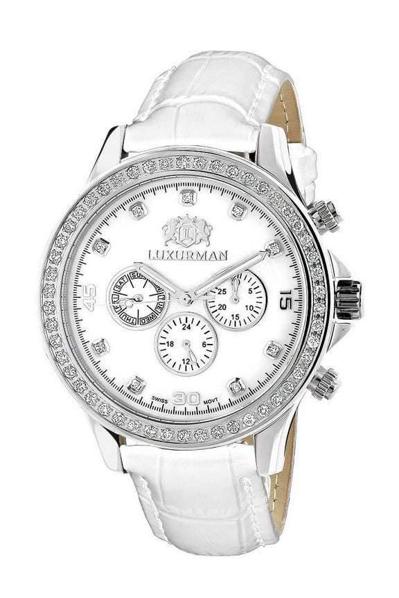 Liberty Stainless Steel Men's Diamond Watch