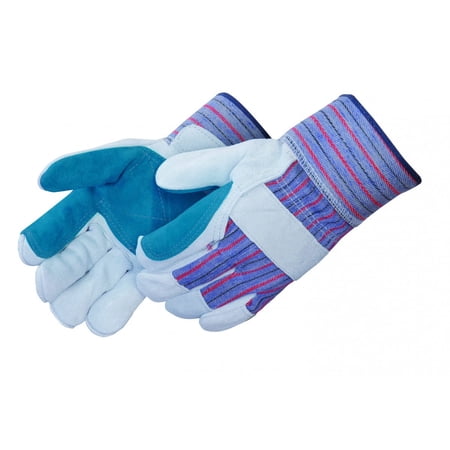 Liberty Standard Shoulder Cowhide Double Palm Leather Work Gloves - 3581SP S