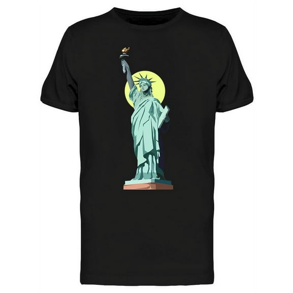 Liberty Statue Design T-Shirt Men -Image by Shutterstock, Male x-Large