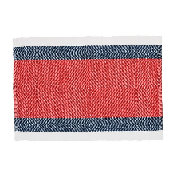 Liberty Americana Stripe Patriotic U.S.A. 4th of July Single Placemat, 13" x 19"