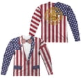 thumbnail image 1 of Liberty Suit (Front - Back Print) - Regular Fit Long Sleeve Shirt - XX-Large, 1 of 2