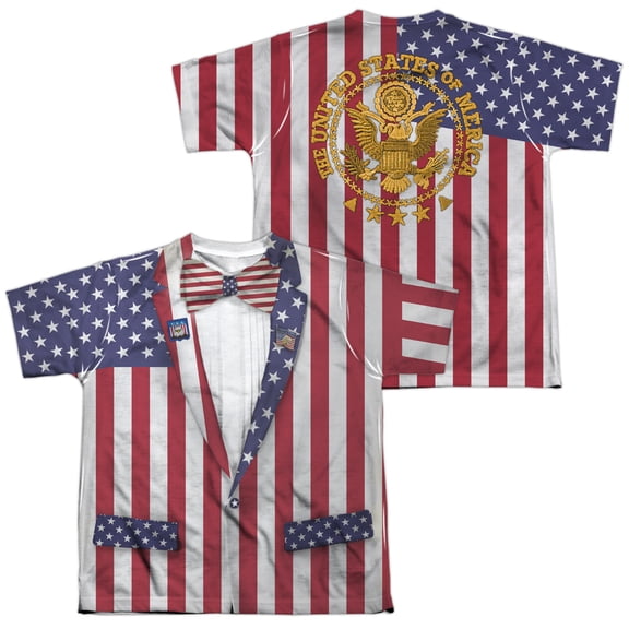 Liberty Suit (Front - Back Print) - Youth Short Sleeve Shirt - Large