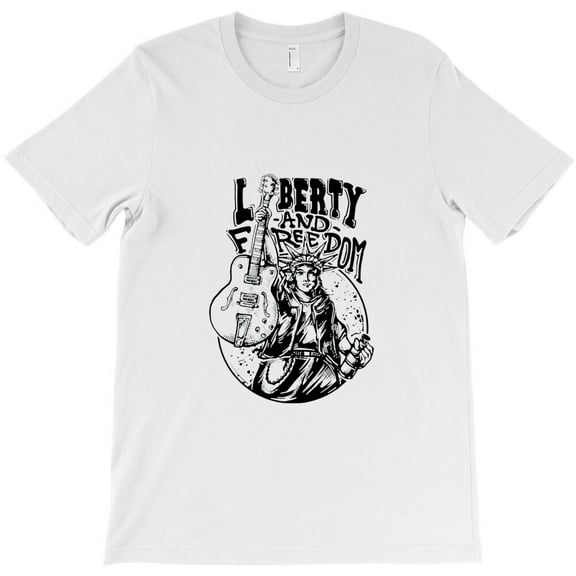 Liberty Und Freedom Herren, German Patriotic Graphic Design G22407 Unisex T-Shirt, Up to Size 5XL