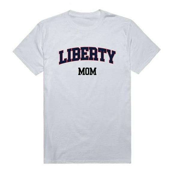 Liberty University College Mom T-Shirt, White - Medium