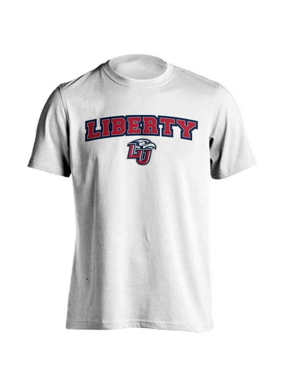 Liberty University Flames Classic Arch with Mascot Short Sleeve T-Shirt