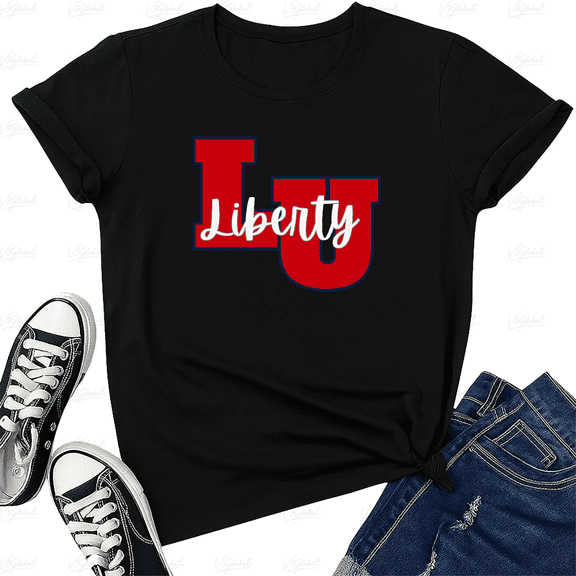 Liberty University Flames College Spirit For Students Style Unisex T-Shirt V70074, up to size 5XL