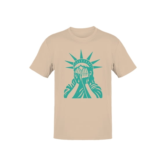 Liberty in Tears Graphic Design Men's T-shirt