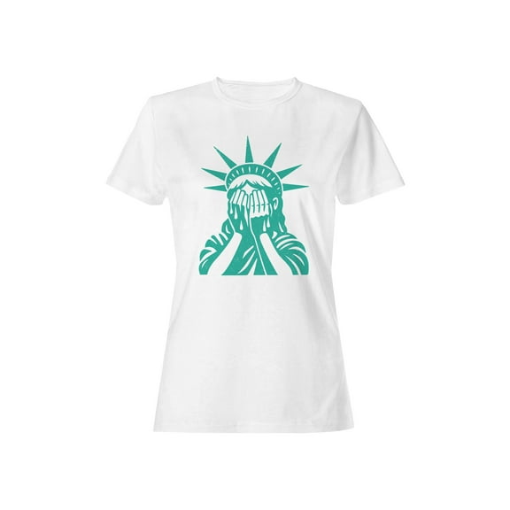 Liberty in Tears Graphic Design Women's T-shirt