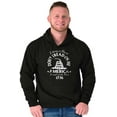 thumbnail image 1 of Liberty or Death Don’t Tread On Me Hoodie Sweatshirt Women Men Brisco Brands M, 1 of 6