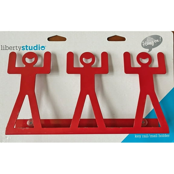 LibertyStudio Wall Mount Key Rail / Mail Holder