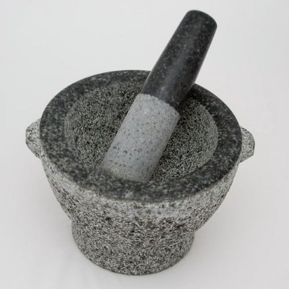8" Granite Mortar and Pestle Kitchen Set