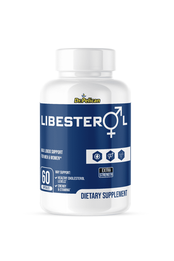 Libesterol- Male & Female Max Libido/Stamina/Cholesterol- 60 Capsules- Dr.Pelican