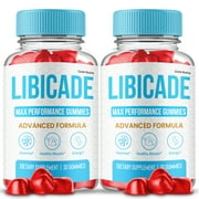 Libicade Gummies, Advanced Formula, Libi cade Supplement All Natural Formula, Maximum Strength 2 Pack
