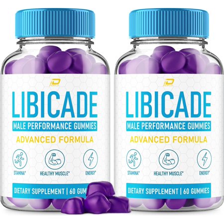 Libicade Gummies for Men – Libicade Male Gummy Natural Blend Reviews, 2 Pack, 120 Gummies