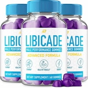 Libicade Gummies for Men   Libicade Male Gummy Natural Blend Reviews, 3 Pack, 180 Gummies