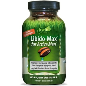 Irwin Naturals Libido Max for Active Men  60 Liquid Soft-Gels