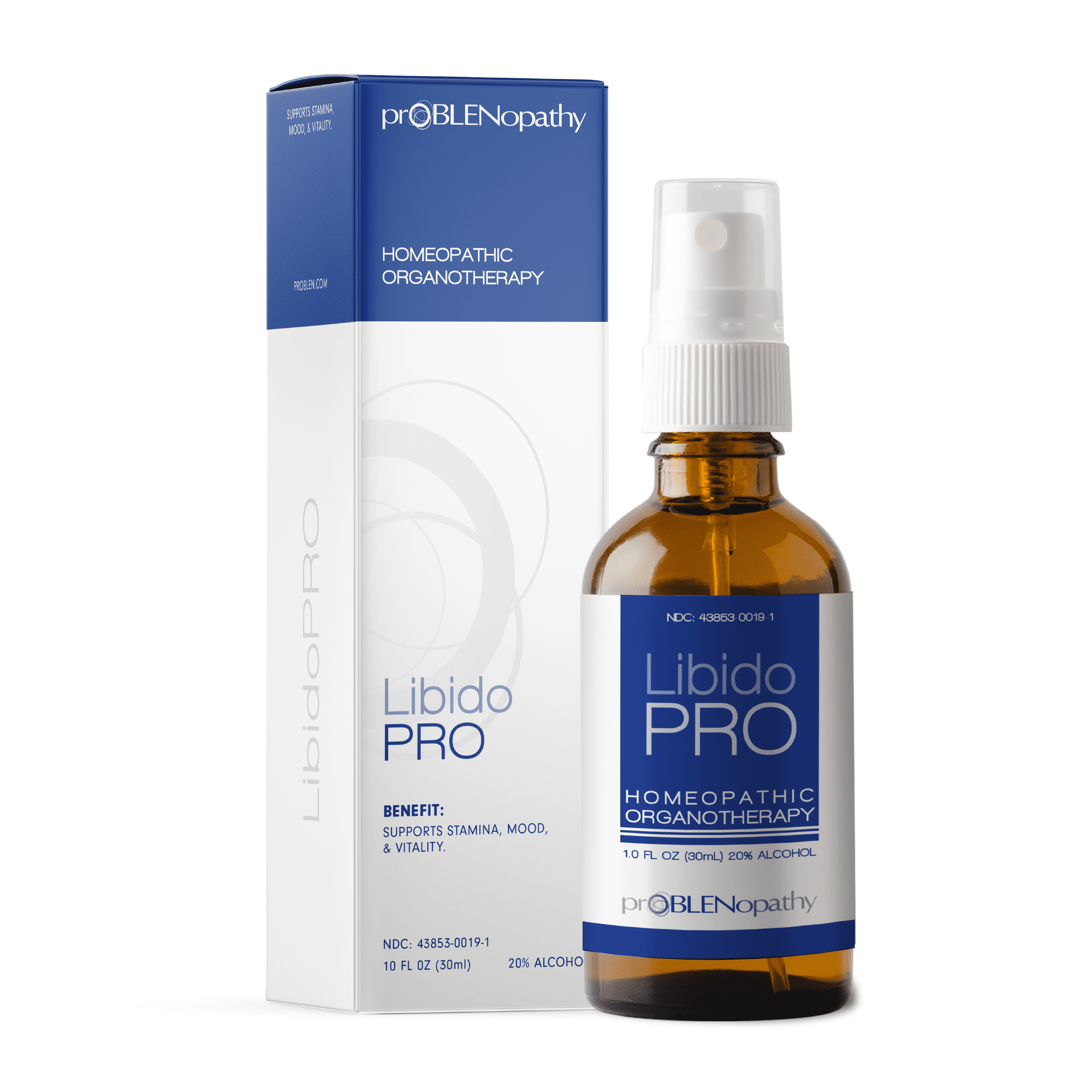 proBLENopathy LibidoPRO Natural Libido Support Spray with Korean Ginseng, 1 fl oz