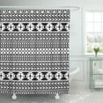 thumbnail image 1 of Libin Abstract Aztec Tribal Geometric Pattern Designer Shower Curtain 60x72 inch, 1 of 3