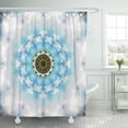 thumbnail image 1 of Libin Abstract Bright Mandala Paradise White Light Pure Metaphysical Hypnotic Shower Curtain 60x72 inch, 1 of 3