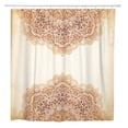 thumbnail image 1 of Libin Abstract Ornate Vintage Beige in Mehndi Antique Baroque Beautiful Bathroom Shower Curtain 60x72 inch, 1 of 3
