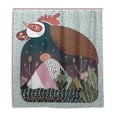 thumbnail image 1 of Libin Abstract The Hen Shower Curtain Waterproof Bathroom Shower Curtain 48x72 inches, 1 of 3