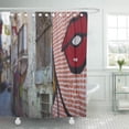 thumbnail image 1 of Libin Aragon Street on Calle De La Libertad Autumn Central Shower Curtain 60x72 inch, 1 of 3