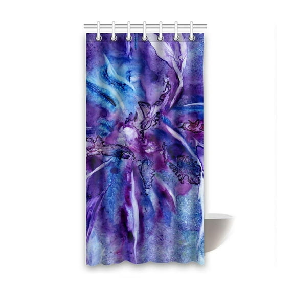 Libin Art Painting Waterproof Polyester Bathroom Shower Curtain 36x72 Inches