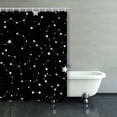 thumbnail image 1 of Libin Astronomical With Handwritten Stars And Constellations You Can Use Any Color Of Shower Curtain Bathroom Curtain 48x72 inches, 1 of 3