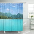 thumbnail image 1 of Libin Beautiful Tropical Thailand Island Panoramic with Beach White Sea and Coconut Palms Polyester Shower Curtain Bathroom Decor 66x72 inches, 1 of 3