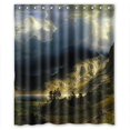 thumbnail image 1 of Libin Before Storm Shower Curtain Polyester Fabric Bathroom Decorative Curtain Size 60x72 Inches, 1 of 3