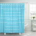 thumbnail image 1 of Libin Blue Water Shakespeare Bathroom Birthday Bath Showers Shower Curtain 60x72 inch, 1 of 3
