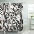 thumbnail image 1 of Libin Blur Leaves Stylization Watercolor Eaves Spot Shower Curtain 66x72 inch, 1 of 3