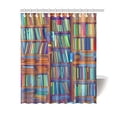 thumbnail image 1 of Libin Bookshelf Bathroom Shower Curtain 60x72 inch, 1 of 3