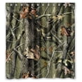 thumbnail image 1 of Libin Camo Tree Shower Curtain Polyester Fabric Bathroom Decorative Curtain Size 66x72 Inches, 1 of 3