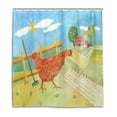 thumbnail image 1 of Libin Chook Shower Curtain Waterproof Bathroom Shower Curtain 48x72 inches, 1 of 3