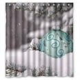 thumbnail image 1 of Libin Christmas'Light Bar Shower Curtain Polyester Fabric Bathroom Decorative Curtain Size 66x72 Inches, 1 of 3