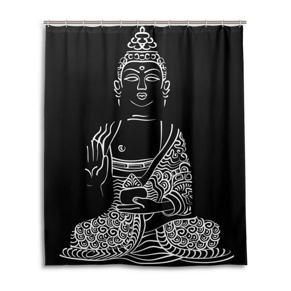Libin Cityscape Yellow Tram on Romantic Typical Street of Lisbon Polyester Fabric Bath Curtain, Bathroom Shower Curtain 66x72 inches