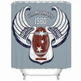 thumbnail image 1 of Libin College Sports Football Recreation American Rugby Shower Curtain 66x72 Inches, 1 of 3