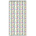 thumbnail image 1 of Libin Color dot Shower Curtain Polyester Fabric Bathroom Decorative Curtain Size 36x72 Inches, 1 of 3