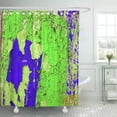 thumbnail image 1 of Libin Colorful Medium Blue Khaki and Dark Slate Grey Sprayed Shower Curtain 66x72 inch, 1 of 3