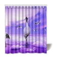 thumbnail image 1 of Libin Crane Waterproof Polyester Bathroom Shower Curtain 60x72 Inches, 1 of 3