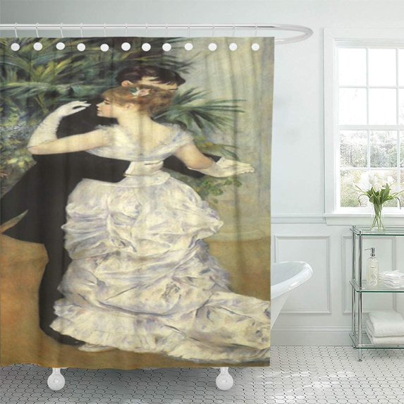 Libin Dancers City Dance by Pierre Renoir Vintage Love Newly Shower Curtain 60x72 inch