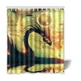 thumbnail image 1 of Libin Dragon Waterproof Polyester Bathroom Shower Curtain 66x72 Inches, 1 of 3